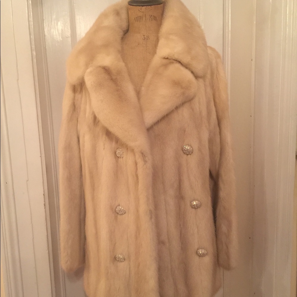 Vintage Palanker Mink Peacoat